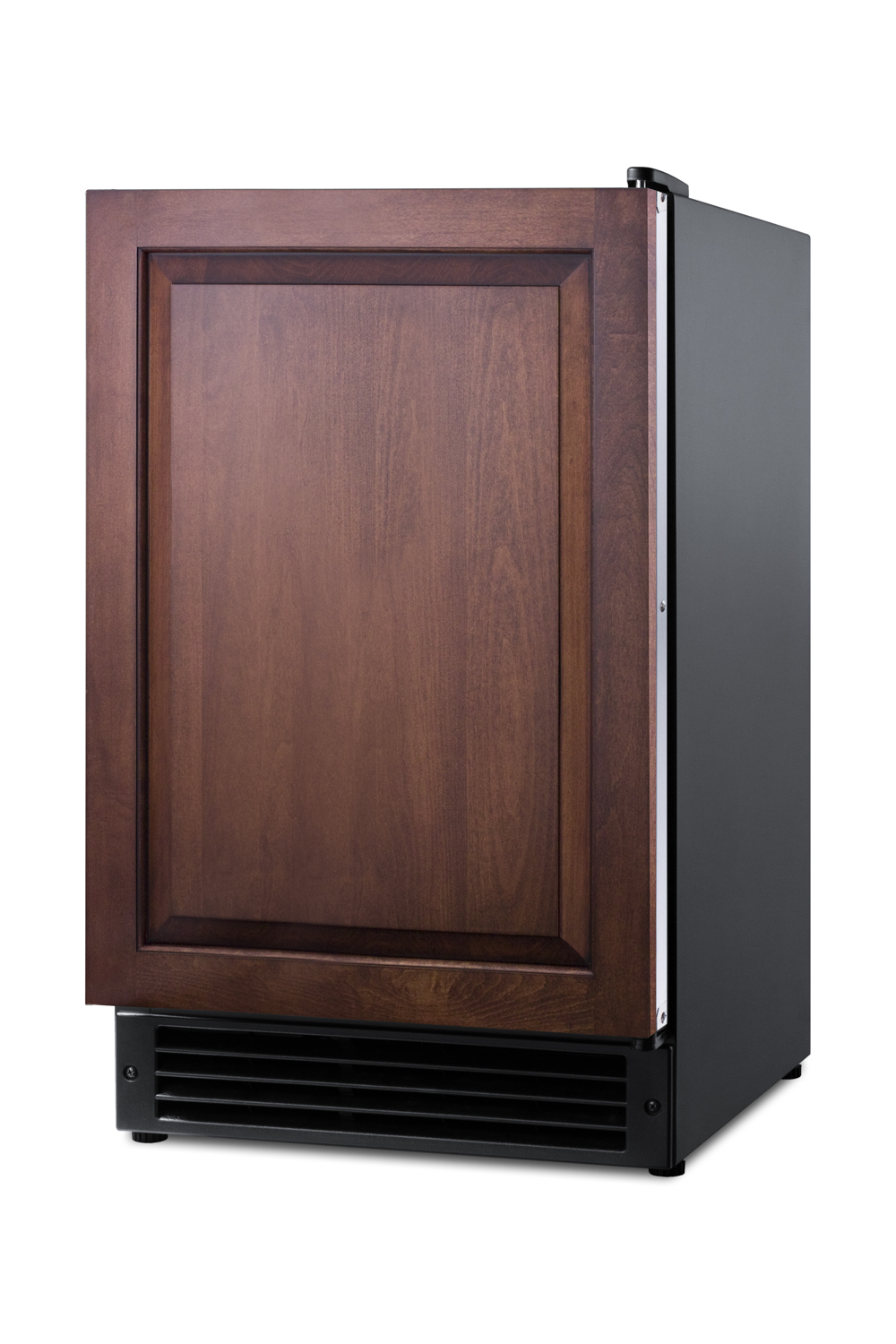 Built-in undercounter manual defrost icemaker with panel-ready door; no drain required